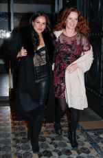 LANA PARRILLA and REBECCA MADER Leaves Costes Hotel in Paris 11/13/2023