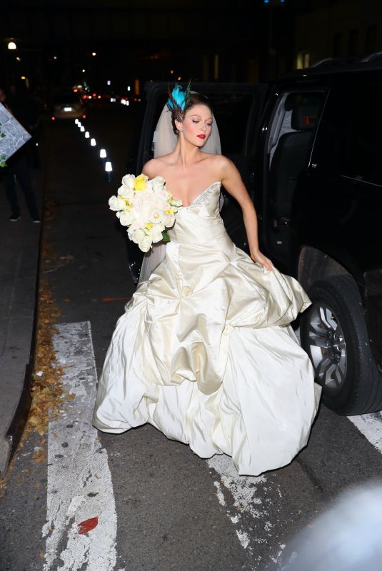 LARSEN THOMPSON Arrives at Heidi Klum