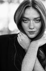 LARSEN THOMPSON at a Photoshoot, November 2023