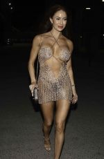LAURA CARTER Arrives at Fenix Restaurant Launch Party in Manchester 11/23/2023