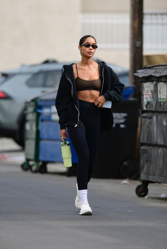 LAURA HARRIER Leaves a Gym in Los Angeles 11/13/2023