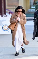 LEA MICHELE Out with a Friend in New York 11/02/2023