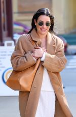 LEA MICHELE Out with a Friend in New York 11/02/2023