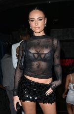 LEAH TAYLOR Arrives at Misspap X Playboy Launch: Sophistication Meets Allure at MNKY House in Manchester 11/09/2023