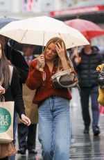 LEANN RIMES Arrives at Heart Radio in London 11/08/2023