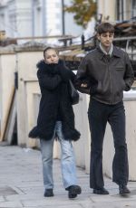 LILA GRACE MOSS and Yoni Helbitz Out in Notting Hill 11/28/2023