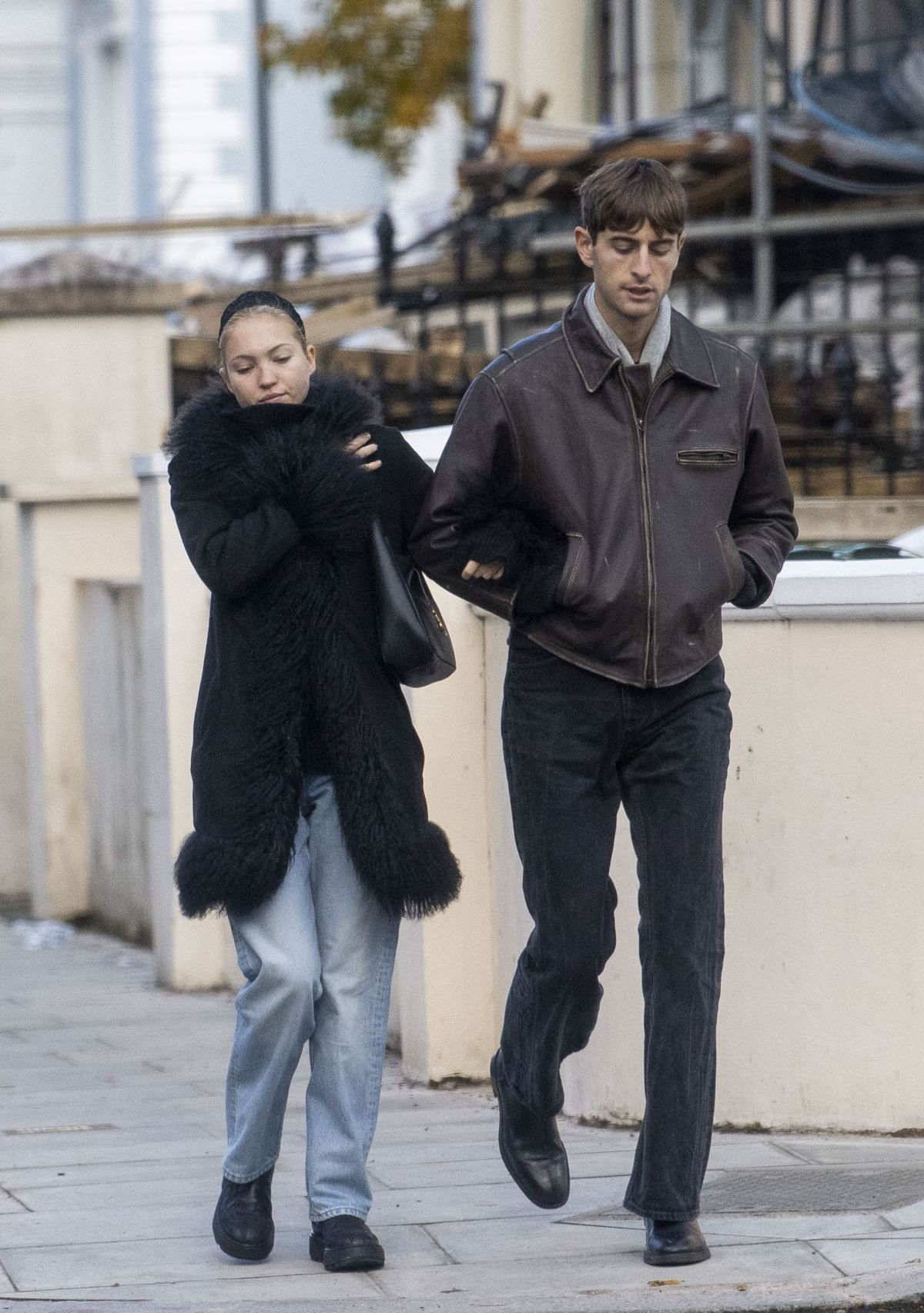 LILA GRACE MOSS and Yoni Helbitz Out in Notting Hill 11/28/2023 ...