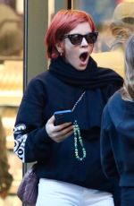 LILY ALLEN Shows off Her Red Hair Out in New York 11/18/2023