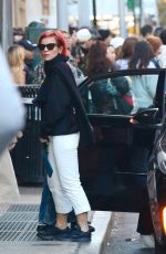 LILY ALLEN Shows off Her Red Hair Out in New York 11/18/2023