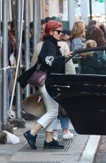 LILY ALLEN Shows off Her Red Hair Out in New York 11/18/2023