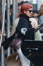 LILY ALLEN Shows off Her Red Hair Out in New York 11/18/2023