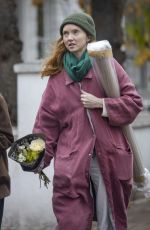 LILY COLE Out Shopping in Notting Hill 11/22/2023