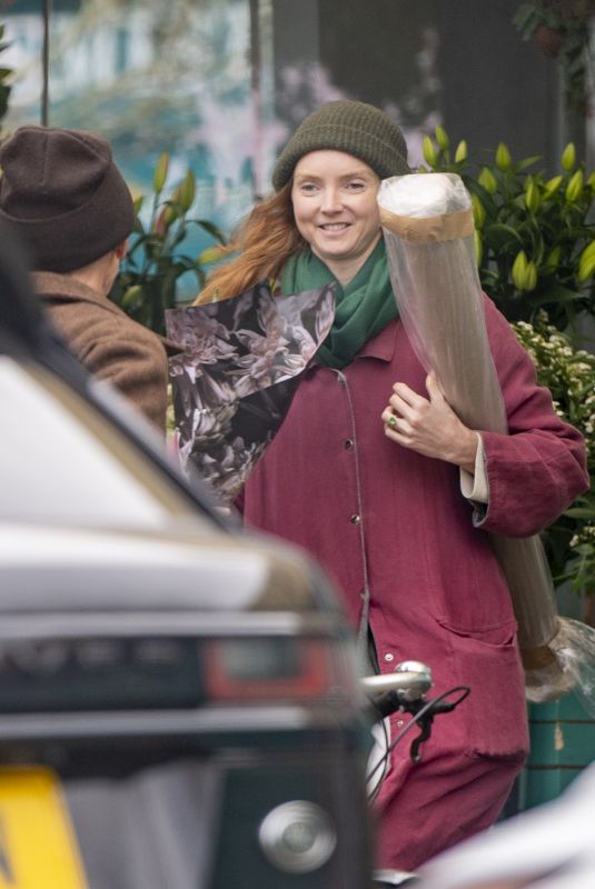 LILY COLE Out Shopping in Notting Hill 11/22/2023