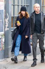 LILY JAMES and Michael Shuman Out and About in London 11/02/2023