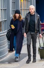 LILY JAMES and Michael Shuman Out and About in London 11/02/2023
