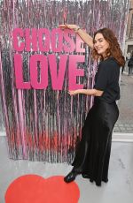 LILY JAMES at Choose Love 2023 Pop-up Shop for Help Refugees Launch Day in London 11/22/2023