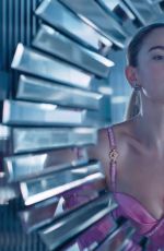 LILY JAMES for Versace Bright Crystal Campaign 2023