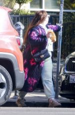 LILY KERSHAW Out for Coffee with a Friend in Los Feliz 11/04/2023