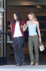 LILY-ROSE DEPP and 070 SHAKE at a Furniture Store in Los Angeles 11/03/2023