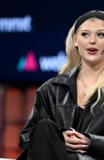LOREN GRAY Talks on Stage at Web Summit in Lisbon 11/14/2023