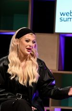 LOREN GRAY Talks on Stage at Web Summit in Lisbon 11/14/2023