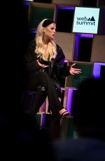 LOREN GRAY Talks on Stage at Web Summit in Lisbon 11/14/2023