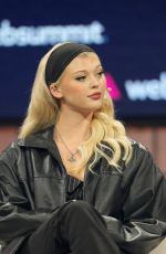 LOREN GRAY Talks on Stage at Web Summit in Lisbon 11/14/2023