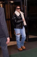 LORI HARVEY Leaves Her Hotel in New York 11/07/2023