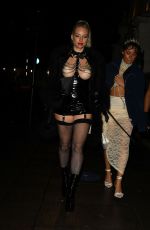 LOTTIE MOSS Arrives at 22 Mayfair Halloween Party 10/31/2023