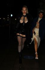 LOTTIE MOSS Arrives at 22 Mayfair Halloween Party 10/31/2023