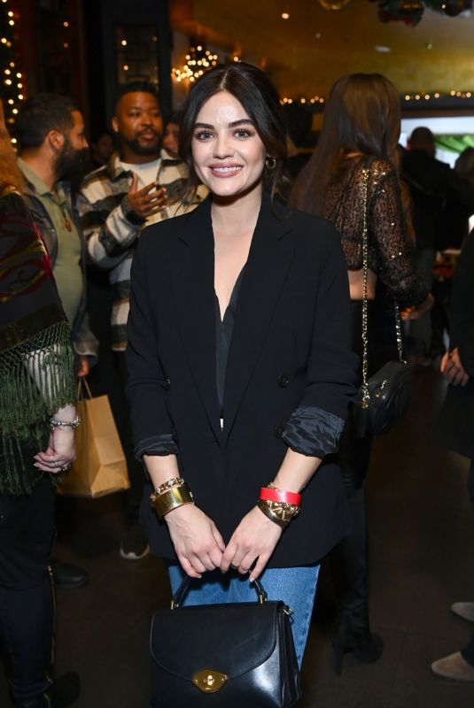LUCY HALE at 10th Annual Winter Wonderland Toys for Tots Charity Event in Los Angeles 11/29/2023