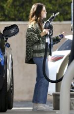 LUCY HALE at a Gas Station in Los Angeles 11/26/2023