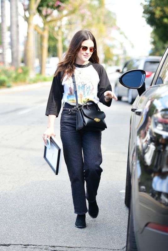LUCY HALE Out and About in Los Angeles 11/13/2023