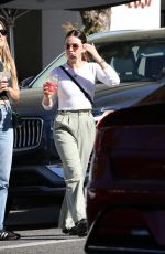LUCY HALE Out for Lunch with a Friend at Joan