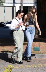 LUCY HALE Out for Lunch with a Friend at Joan