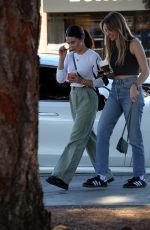 LUCY HALE Out for Lunch with a Friend at Joan