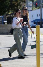 LUCY HALE Out for Lunch with a Friend at Joan