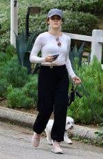 LUCY HALE Out Hikings with Her Dogs in Studio City 11/18/2023