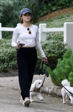 LUCY HALE Out Hikings with Her Dogs in Studio City 11/18/2023