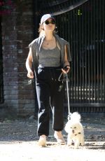 LUCY HALE Out with her Dog in Studio City 11/21/2023