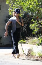 LUCY HALE Out with her Dog in Studio City 11/21/2023