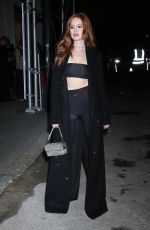 MADELAINE PETSCH Arrives at Swarovski x SKIMS Celebration in New York 11/07/2023