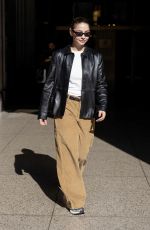 MADELYN CLINE Heading to a Fitting for Oscar De La Renta in New York 11/06/2023