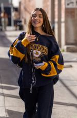 MADISON BEER Arrives at Jimmy Kimmel Live! in Hollywood 10/31/2023