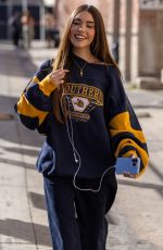 MADISON BEER Arrives at Jimmy Kimmel Live! in Hollywood 10/31/2023