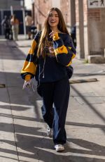 MADISON BEER Arrives at Jimmy Kimmel Live! in Hollywood 10/31/2023