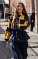 MADISON BEER Arrives at Jimmy Kimmel Live! in Hollywood 10/31/2023