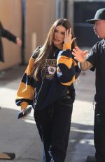 MADISON BEER Arrives at Jimmy Kimmel Live! in Hollywood 10/31/2023