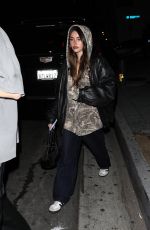 MADISON BEER Night Out at Fleur Room Lounge in West Hollywood 11/04/2023