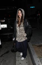 MADISON BEER Night Out at Fleur Room Lounge in West Hollywood 11/04/2023
